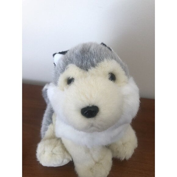 Chosun Plush Siberian Husky Wolf Stuffed Animal 9" - Picture 2 of 6
